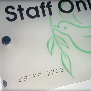 Tactile & Braille Signage (DDA)