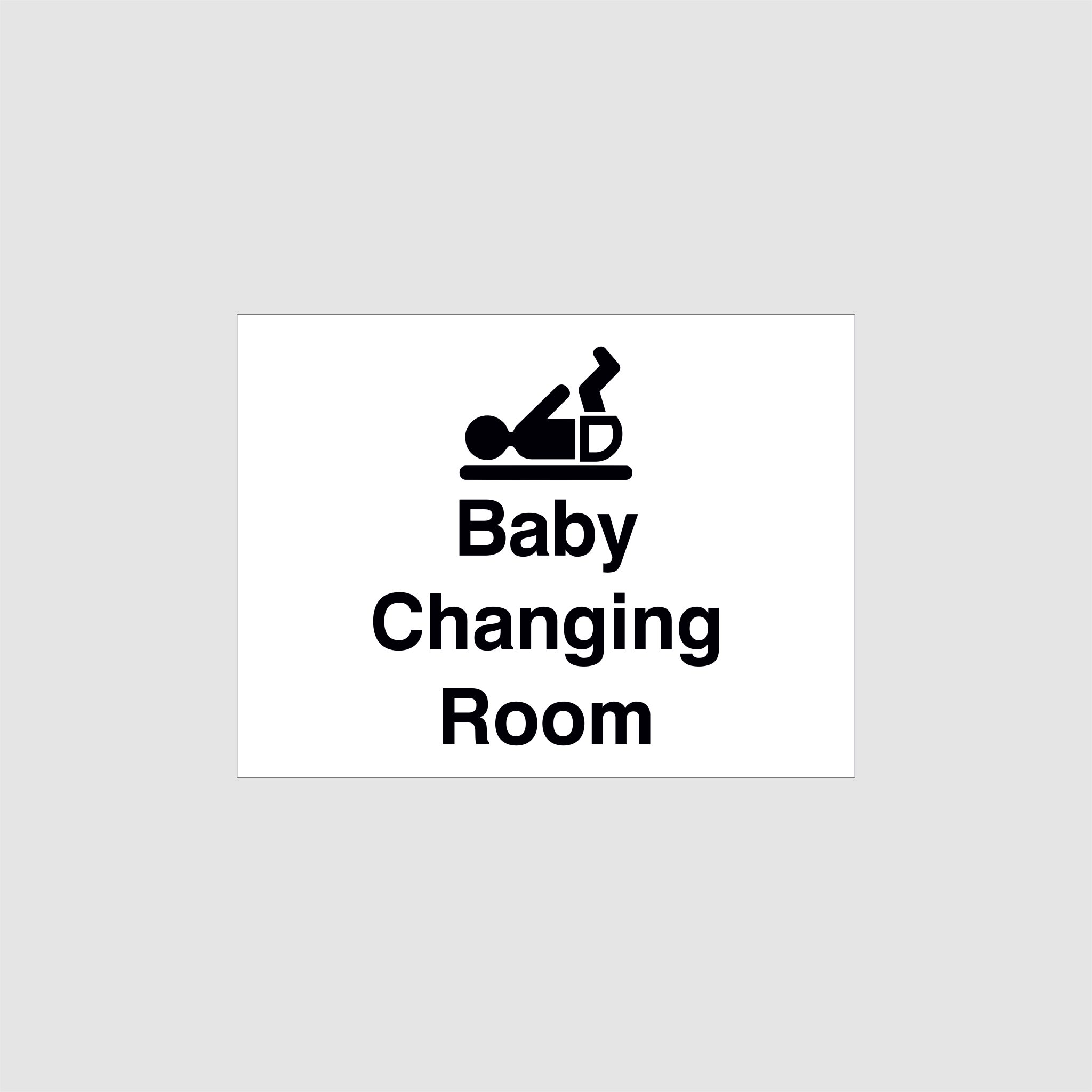 General Notice Sign / Sticker (Baby Changing Room) - Signs Display Shop
